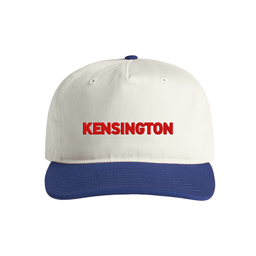 Snapback hat - Off-white / blue