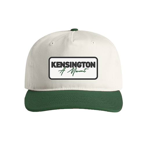 Snapback hat - Off-white / green